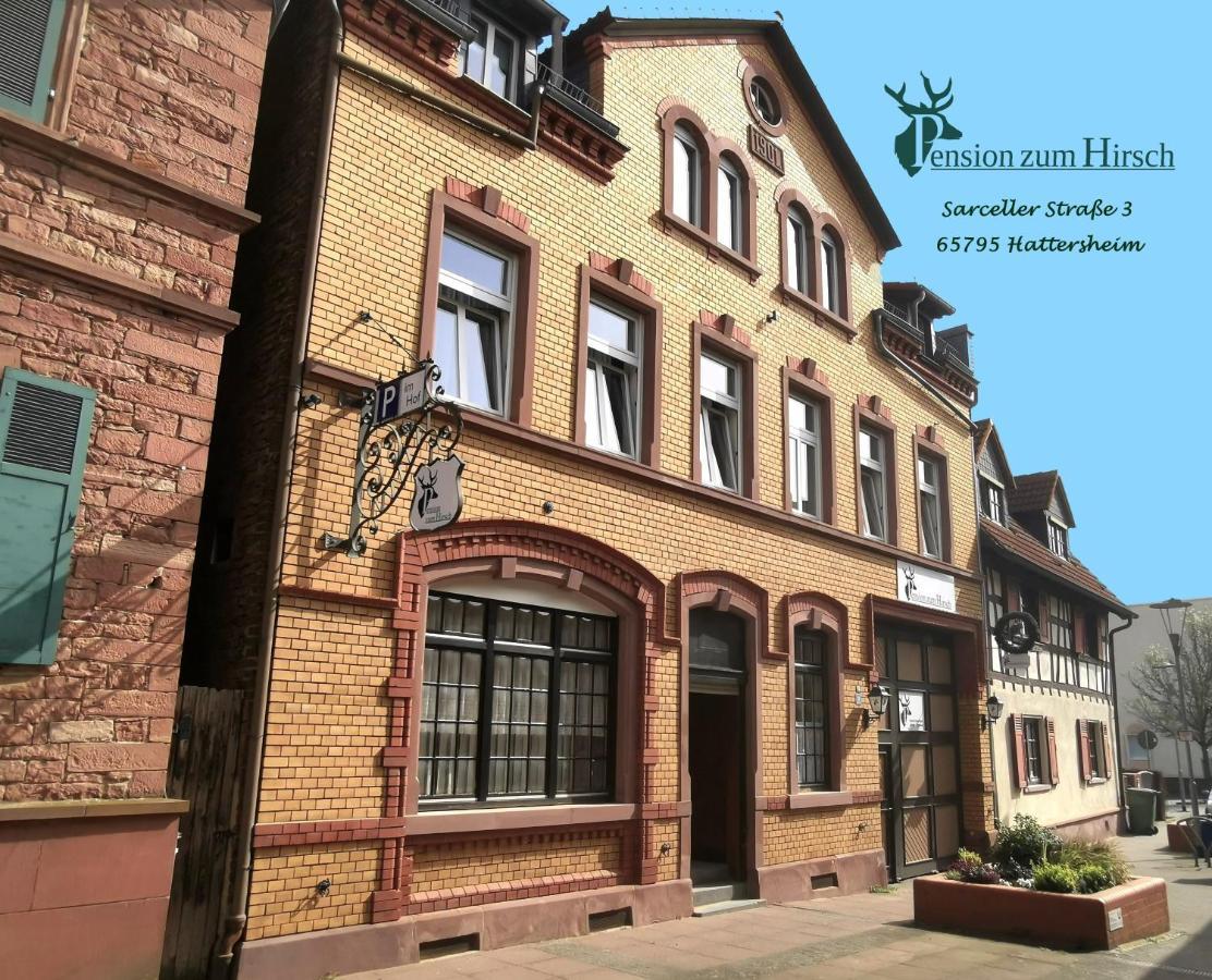 Hotel-Pension Zum Hirsch Hattersheim am Main المظهر الخارجي الصورة